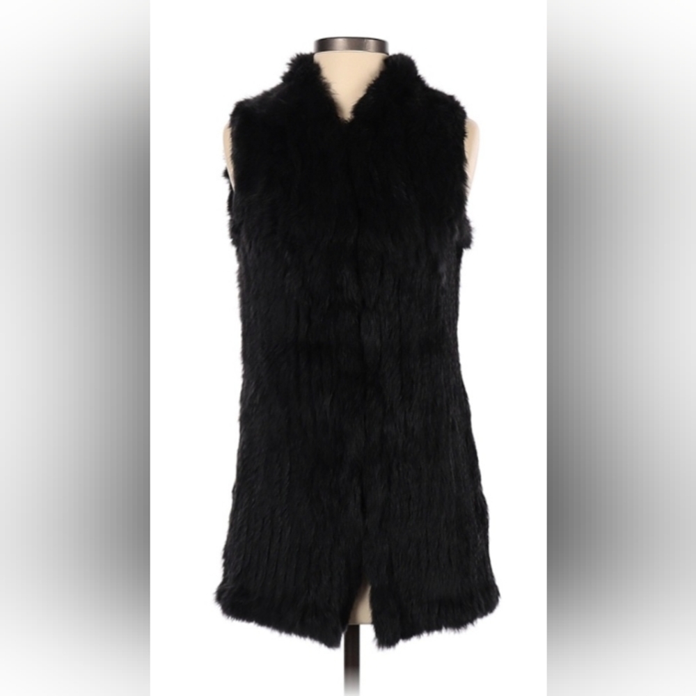 Love TOKEN 100% Real Rabbit fur Vest